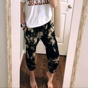 Bleached joggers